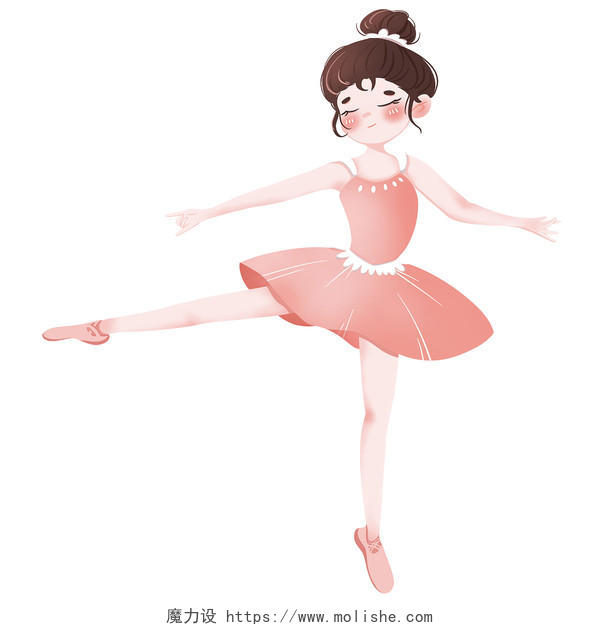 跳舞的女孩卡通人物跳舞舞蹈素材舞蹈女舞蹈女孩元素